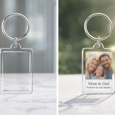 UV Color-Change Photo Key Ring – Moments That Matter